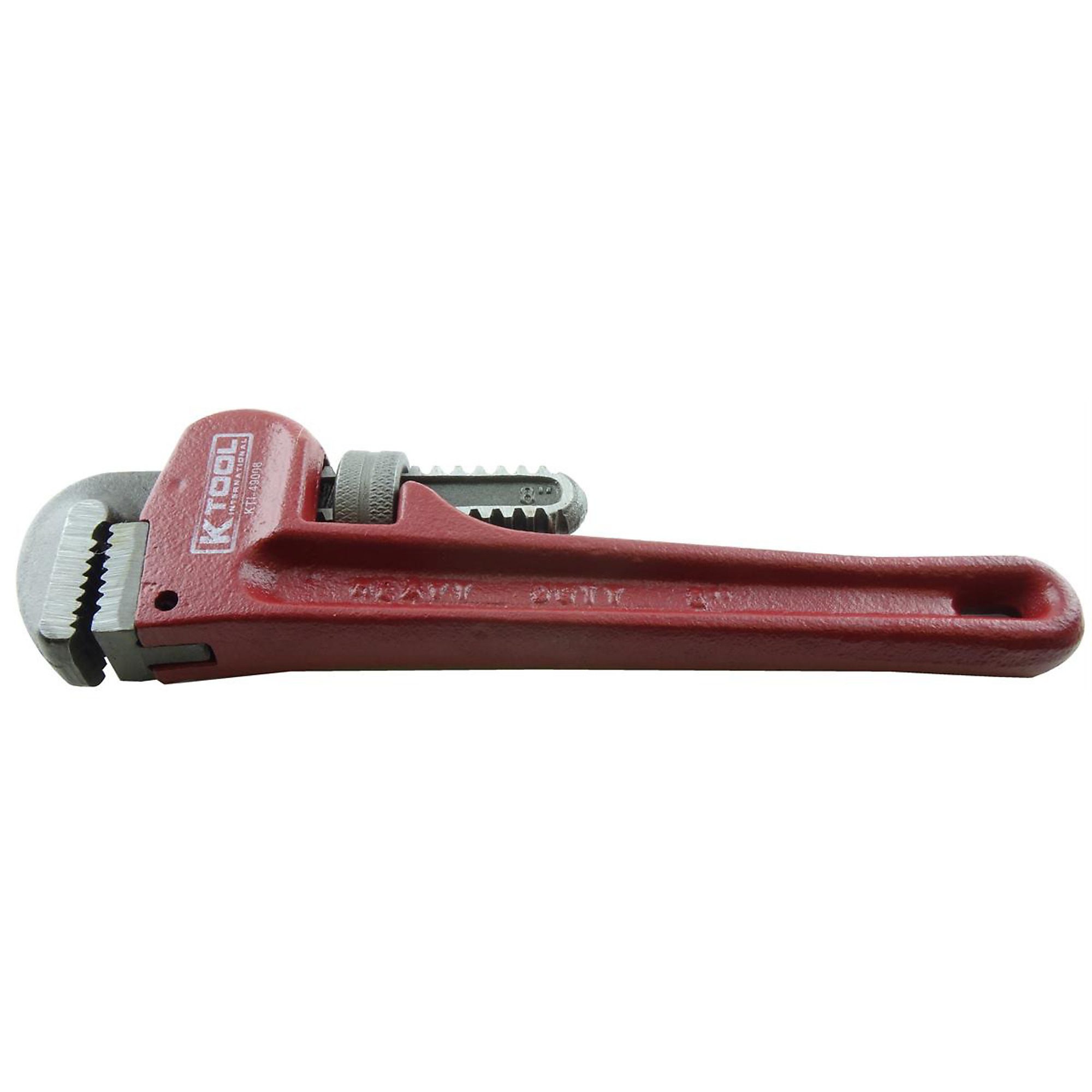 K-Tool International Pipe Wrench — 8in., Cast Iron, 1 1/2in. Capacity, Model# KTI49008